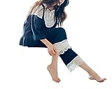 (エスライフ)S-Lifeeling 授乳服 マタニティウェア 綿 柔らかい 産後 授乳口 上下セット コットン ソフト かわいい エレガント 花柄 レース 七分袖 リボン付き 大きいサイズ ゆったり