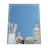 ミラー 鏡 洗面鏡 壁掛け スクエア [幅48.5×高60cm] INK-0701001G