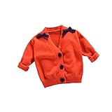 Pojour ベビー服 子供服 女の子ニットセーター 冬 防寒 かわいいリボン付きセーター おしゃれ 暖かい 厚手 綿 ベビールームウェア キッズ 子供 ガールズ トップス