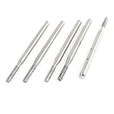 uxcell 軸付砥石　 ダイヤモンドポイントマウン　合金＆ダイヤモンド　研削砥石　シルバートーン　5個入り