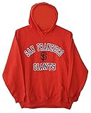 San Francisco Giants大人用サイズ大きなフード付きスウェットシャツ – オレンジ