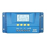 Decdeal 80A 12V / 24VオートLCDソーラー充電コントローラ 負荷バッテリ レギュレータ デュアルUSB 5V出力 過負荷保護