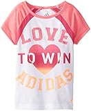 adidas　Ｔシャツ　ＬＯＶＥ　ＴＯ　ＷＩＮ　ピンク　2T