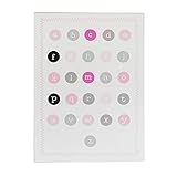 My Baby Sam Chevron Wall Art, Pink/Gray