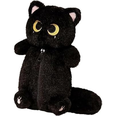 Amazon.co.jp: JUSTBOKU ペンケース 猫 筆箱 ぬいぐるみ ねこ