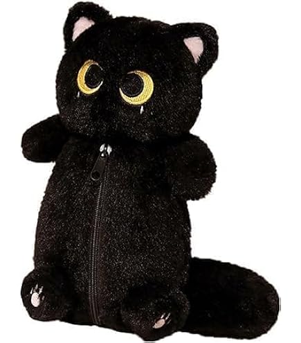 Amazon | ペンケース 猫 筆箱 ぬいぐるみ ねこ ペンポーチ ふわふわ 大