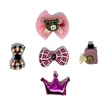 布包み金属部品の安全児童用ヘアアクセサリー　5PS/セット 多様式・多色選択可能の子供用可愛いヘアピンセット