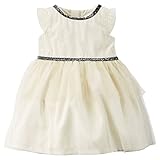 カーターズ Carter's チュール ワンピース フリル袖 オムツカバー付き ナイロン100% Sparkle Tiered Tulle Dress NB (50-55cm)