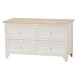 ローチェスト(アンティークホワイト)　MCH-5278NAW　75cm