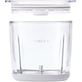 recolte レコルト コードレスカプセルカッターボンヌ専用 カップ&カバー ガラス製 交換用容器 約500mL ふた付 使い分け RCP-7C