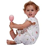 (ピカリリー) Piccalilly バラ柄のノースリーブ ロンパース オーガニックコットン ベビー服 12-18m ワンカラー
