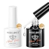 MODELONES カラージェル HEMAフリー ジェルネイル 6色セット TPO フリー セルフネイル 初心者用 シアーカラージェルネイル 7ml/本 UV・LED対応（ピンク）