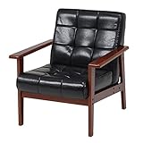 ソファー 1人掛け レトロ モダン ソファー シャーク1P-BK