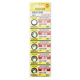 maxell [マクセル] 【日本製】 金コーティング 酸化銀電池 ボタン電池 【384 SR41SW】 ５個セット