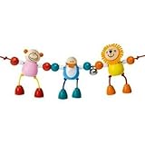 Selecta Pram Chain?-?1349?with Rattle Dog Toy by Selecta