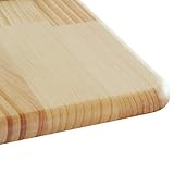 ウッドワン 棚板 ニュージーパイン無垢材 ナチュラル色 甲丸2面 左R [長さ1820x奥行450x厚み30mm] MTR1820N-GLB-NL