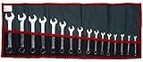 Stanley Proto Facom FM-39.JE16T Short Satin Metric Combination Wrench, Set, 6 and 12 Point, 16-Piece