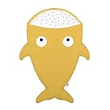 baby bites(ベビーバイツ) サメのスリーピングバッグ冬用 (マスタード)