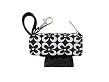 Doggie Walk Bags Round Duffel Flower Print Bag Black/White [並行輸入品]