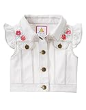 Gymboree Baby Toddler Girls' Woven Vest with Embroidery White 18-24 Months [並行輸入品]