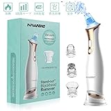 NAVANINO 毛穴吸引器 温熱マッサージ ブルーレイ美容 毛穴クリーン ニキビ吸引 黒ずみ吸出し 美顔器 微結晶プローブ 3種類の切り替