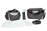 5pcs Baby Nappy Changing Bags Set (BROWN DESIGN ONE) by Mommy Baby