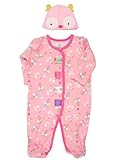 Taggies SLEEPWEAR ベビー・ガールズ US サイズ: 6 Months / 12-16 Pounds カラー: ピンク