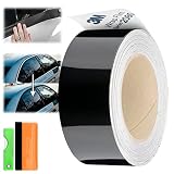 EZAUTOWRAP フリーツールキット 3M 1080 ブラック ビニール ラップキット ブラックアウト クローム ウィンドウトリム ドアトリム 4Inches x 75Feet EZ-Chrome-Delete-3M-Gloss-Black-4"x75Ft