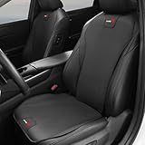 【タイプR 専用】車 シートカバー Type R 新型 シビック タイプR fl5 アクセサリー 内装パーツ、柔い レザー シートクッション 薄くて軽い 通気性に優れ、防汚座席カバー 運転席 助手席 後部座席 車 座布団 シートの換気と加熱機能は影響しません ブラック カー用品 便利グッズ (4枚 運転席+助手席用)