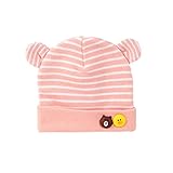 Outflower 帽子 ベビー 赤ちゃん おしゃれ コットン ニット帽 ベビー服 秋冬 保温 可愛い キッズ キャップ 誕生日 プレゼント 人気 ニットキャップ 新生児 防寒対策 0ヶ月～8ヶ月