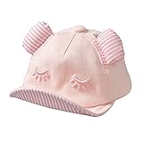 （アダ二ナ）Adanina 帽子 キッズ キャップ 男の子 女の子 かわい 耳付き ベビー用ハット 野球帽 つば広 赤ちゃんキャップ 女の子 男の子 男女児 紫外線 日よけ 日焼け止め 子供サンバイザ