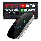 ATOTOOUT【AI Box CarPlay】AIボックス、ワイヤレスCarplay・Android Auto対応、2GB+16GB 、動画配信アプリ視聴可能（YouTube・Netflix・Prime Video・Spotify）、HDMI出力、内蔵デュアルWi-Fi・デュアルBluetooth・AI搭載、USB拡張対応・プラグ＆プレイ・OTAアップデート対応、CB4CT(黒)