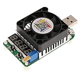 F Fityle バッテリー USB放電テスター 電子負荷抵抗　定電流放電テスタ 可変 USB電圧電流テスター