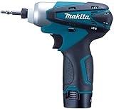 マキタ(Makita) 充電式インパクトドライバ 10.8V 1.3Ah 青 バッテリー2個付き TD090DWX