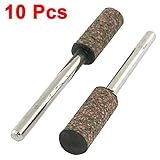 頭10個を研削DealMux金属軸6ミリメートルDiaの円筒ボールノーズ