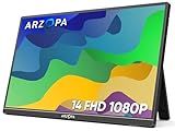ARZOPA モバイルモニター 14インチ ポータブルモニター 非光沢IPS液晶パネル 1920x1080FHD