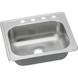 Elkay DD125221 Dayton Satin Kitchen Sink 1 Hole Drop In (Top Mount) by Elkay