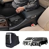 CRAFT WORKS (クラフトワークス) [最高級仕様] アルファード ヴェルファイア 30系 コンソールボックス コンソール ボックス アームレスト センターコンソール 前期 後期 車 収納 内装 スマホホルダー ドリンクホルダー 専用 ALPHARD VELLFIRE 30