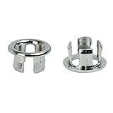 (Hollow ring) - Zehui 2 Style Easy to Instal Chrome Bathroom Basin Sink Spare Replacement Round Over
