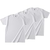 Amazon Co Jp Fruit Of The Loom 日本人向け仕様 T Shirt 3pc Set フルーツオブザルームtシャツ3枚組 S S White Mサイズ 車 バイク