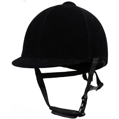 Sefoemut乗馬ヘルメット 男女兼用防具セット 洗えるインナーパッド付き安全帽 サイズ調整可乗馬用品 子供大人対応軽量ヘルメット 黒