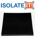 アイソレートイットソルボセイン振動防止スクエアパッド70デューロ0.25インチ厚4 " x 4 " ) 2 - Pack