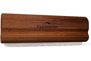 EquiGroomer Deshedding Brush for Dogs and Cats | Undercoat Tool for Large and Small Pets | Comb Removes Loose Dirt, Hair and Fur While | Perfect for Short and Long Hair Grooming Shedding (5", Brown)