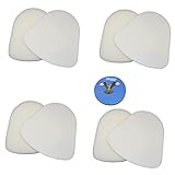 HQRP pre-motorフィルタセット4 -パック( 4フェルト+ 4 foam ) for Shark xff350 nv350 nv350 W nv350wc nv351 nv352 nv35