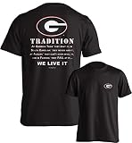 University of Georgia Bulldogs Traditions半袖Tシャツ US サイズ: S カラー: ブラック