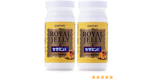 Amazon 2本セット ローヤルゼリー セサミンe 1粒入り サントリーウェルネス ローヤルゼリー