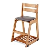 イトーキ 木製チェア ソフトレザー張り ティーブラウン・ダークブラウン KM16-81DB