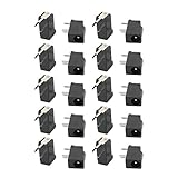 DealMux 20pcs 3 Pin PCB Mount 3.5x1.3mm Female DC Power Jack Socket Connector DC-002