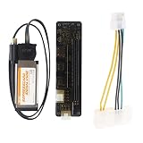 Gkikirty PCI E ビデオ カード ドッステーション 外付けラップトップドックグラフィックスカード ラップトップアダプター Expresscard ケーブル付き