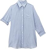 アビックス アルゴヴィア Wガーゼシャツチュニック M サックス ダブルガーゼ 356212